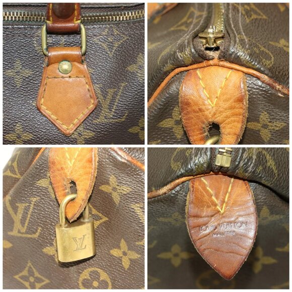 Louis Vuitton Speedy Leather Handbag - Brown *READ* - Picture 15 of 16